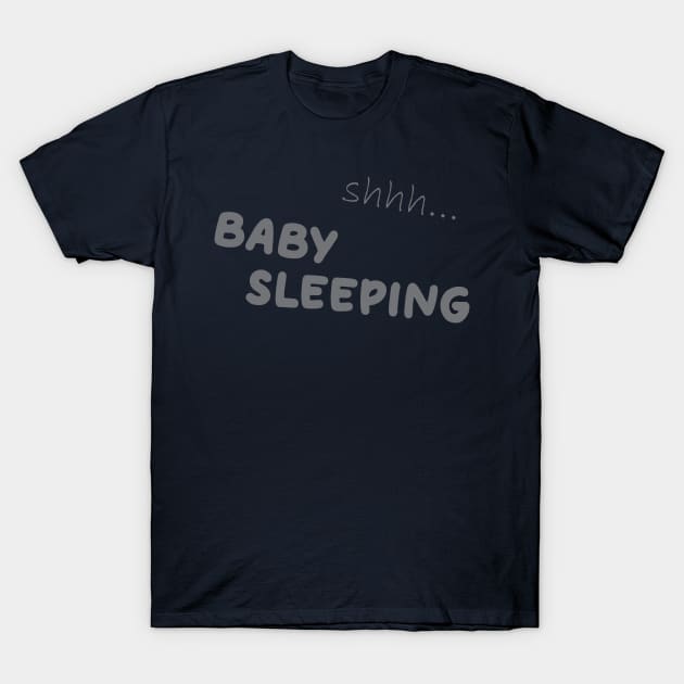 Baby Sleeping T-Shirt by CreativeIkbar Prints